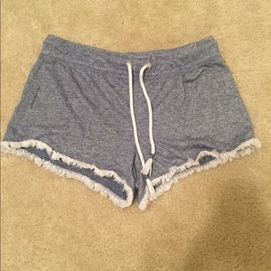 Never worn Blue soft shorts